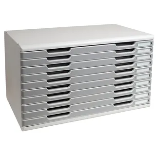 Exacompta Schubladenbox Modulo 35 x 58 x 32 cm 10-tlg. grau