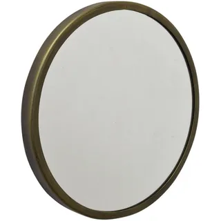 Loft42 Wandspiegel Rico Messing , Messingfarben , Metall , 45x45x4 cm , Spiegel, Wandspiegel