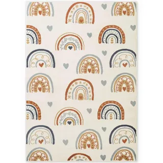 Ted Baker Kinderteppich , Creme, Multicolor , Kunststoff , Regenbogen , rechteckig , 200x290 cm , Oeko-Tex® Standard 100 , für Fußbodenheizung geeignet, in verschiedenen Größen erhältlich, stuhlrollengeeignet, pflegeleicht, strapazierfähig , Teppiche und Böden, Teppiche, Kinderteppiche