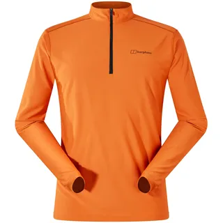 Berghaus Herren 24/7 Langärmeliges Baselayer-Funktions-T-Shirt mit halbem Reißverschluss T-Shirt