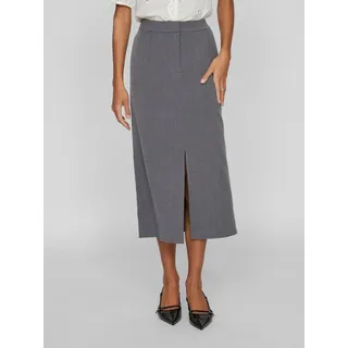 Vila Maxirock »VIVARONE HW LONG SKIRT - NOOS«, grau