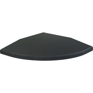 Flow Fitness Eckstück-Gummifliese mit wasserdichter SBR-Schicht - 15 x 15 cm - Schwarz