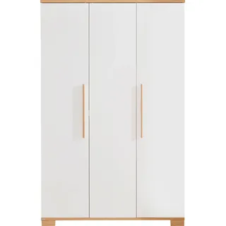 Paidi Kleiderschrank Yolanda 123,5 x 194,5 x 55,6 cm Weiß/Eiche