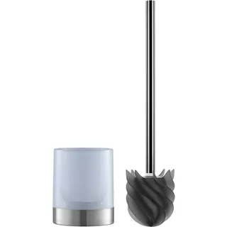 LOOMAID WC-Bürste Silikonkopf Edelstahl Anthrazit