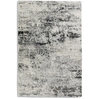 Schöner Wohnen Webteppich Antea , Schwarz, Beige , Textil , rechteckig , 160x230 cm , für Fußbodenheizung geeignet, antistatisch, pflegeleicht , Teppiche und Böden, Teppiche, Webteppiche