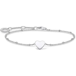 Thomas Sabo Herz mit Kugeln Armband silber 925 Sterling Silber A1991-001-21-L19V Größe L