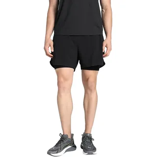 Puma Unisex M Training TECH 2IN1 Short Gewebte Shorts, PUMA Black, XXL