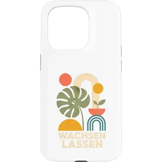 Hülle für iPhone 15 Pro Monstera Deliciosa I Tropische Zimmerpflanze Topf Zucht