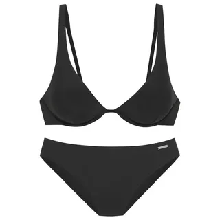 Bruno Banani Bügel-Bikini in klassischer Schnittform, schwarz,