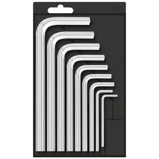 MATADOR Schraubwerkzeuge Innen-Sechskant Winkelschraubendreher-Set 1.5 mm, 2 mm, 2.5 mm, 3 mm, 4 mm, 5 mm, 5.5 mm, 6 mm, 8 mm