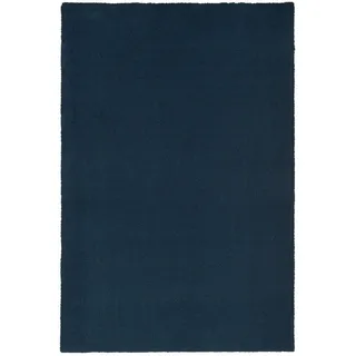 Snapstyle Hochflor Shaggy Teppich 80 x 200 cm Blau