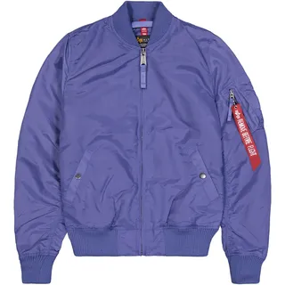 Bomberjacke ALPHA INDUSTRIES "MA-1 TT Light W", Damen, Gr. S, lila (night lila), Obermaterial: 100% Nylon, Futter: 100% Nylon, Jacken Bomberjacke