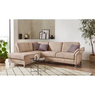sit&more Eckcouch Federkern 2-Sitzer Beige