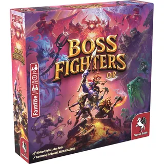 Pegasus Spiele Boss Fighters QR, 28.5 cm x 6 cm x 28.5 cm, Blau und Weiß