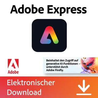 Adobe Express Premium 1 Jahr Win/Mac/Android/iOS