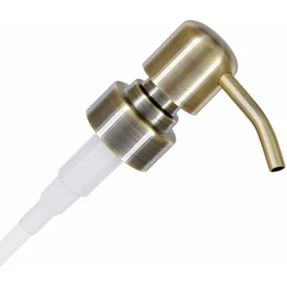 ALTGLAS Seifenspender Pumpkopf Zagreb - Edelstahl Pumpaufsatz mit 28mm Gewinde als Ersatz Pumpe und Upcycling Seifen Spender zu Bauen mit Jacky Flaschen (Vintage Bronze)