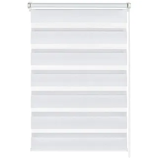 GARDINIA EasyFix Doppelrollo weiß 90 x 150 cm