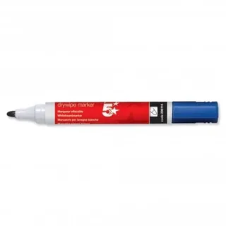 Magnet Experts Blau trocken Wischtuch Whiteboard Marker Stift - 3mm Kugelspitze (Packung von 1)