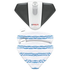 Polti Vaporetto PAEU0400 Dreieckige Dampfdüse mit 2 Mikrofasertüchern, ideal für die Reinigung flacher Oberflächen