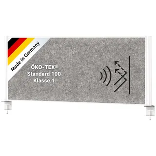 Maul Akustik-Tischtrennwand MAULconnecto 9751202, dunkelgrau 120,0 x 51,5 cm, 1 St.