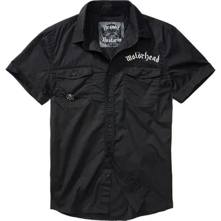 Brandit Textil Brandit Motörhead Shirt Short Sleeve Hemd, kurzarm - Schwarz/Weiß - XL