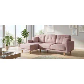 Home Affaire »TRIPLO optionale Schlafsofa mit Bettkasten, Maße B/T/H: 234/164/89 cm« L-Form wahlweise mit Bettfunktion - Liegefläche 132x210 cm,