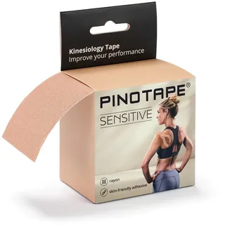 PINOTAPE Sport Sensitive Kinesiologie Tape Beige 5 cm x 5 m