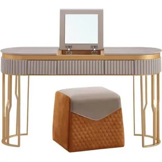 Schminktisch Beige Moderner JVmoebel - Beige