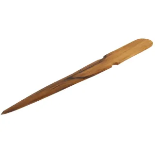 20x HOFMEISTER® Brieföffner aus geöltem Nussbaum-Holz, 20 cm, öffnet mit der Klinge alle Briefe sauber und schnell, hochwertiges Naturprodukt, handgefertigt in der EU