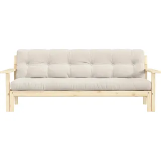 Karup Design Schlafsofa »Unwind«, Mit Holzstruktur, inkl. Futonmatratze, Liegefläche 130x190 cm Karup Design Ivory