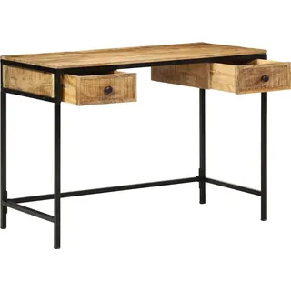 vidaXL Schreibtisch 105x50x75 cm Massivholz Mango Braun