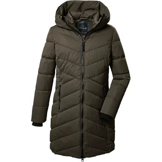 G.I.G.A. DX Damen Steppparka/Funktionsparka mit Kapuze GW 17 WMN QLTD PRK, olive brown, 46,