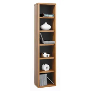 VCM Standregal 20 x 91,8 x 21 cm Nussbaum