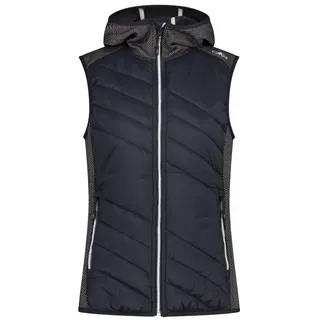 CMP Woman Vest Hybrid FIX Hood antracite (U423) 34