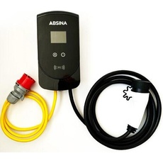 Absina, Elektroauto Ladestation, Mobile Wallbox für E-Auto 11kW (Typ 2, 11 kW, 16 A, CEE 16)
