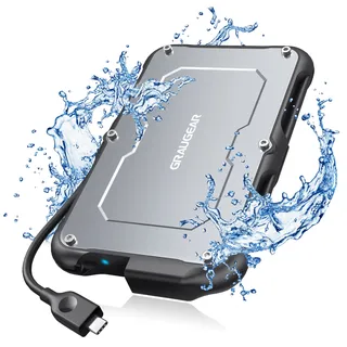 GRAUGEAR externes Festpl.Gehäuse 2,5"HDD/SSD USB 3.2 Spritzs