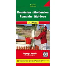 Rumänien Moldawien Autokarte 1 : 700 000