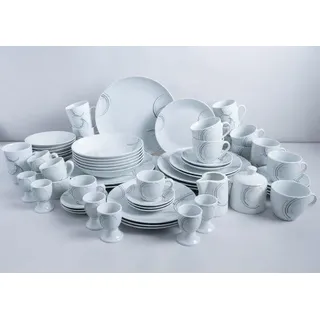 Van Well Kombiset 62-tlg. LORA - Weiß