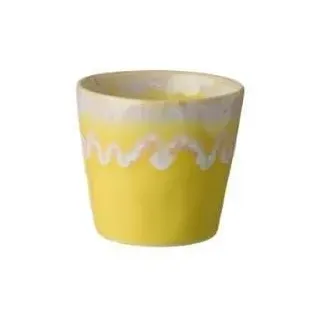 Costa Nova Espresso cup Gres 10 cl 6.5 x 6 cm Yellow Ceramic