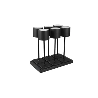 Trio Akku-Tischleuchte Schwarz