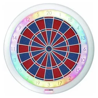 GranBoard 132 Smartboard, Turniermaße, Schwarz, Weiß, Rot, Grün