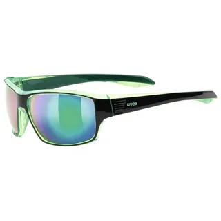 Uvex Sportsonnenbrille Lgl 24, Black Green, One Size, 5308792215