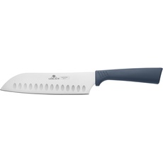 Gerlach Smart Grey Santoku-Messer Küchenmesser Scharf Kochmesser Profi-Messer 7 Zoll