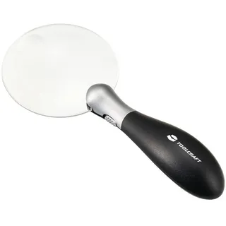 TOOLCRAFT Toolcraft, TO-8997036 Handlupe mit LED-Beleuchtung Vergrößerungsfaktor: 3 x, 5 x