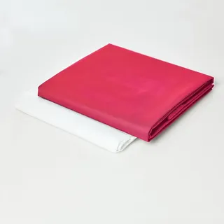 Lumaland Sitzsackhülle ohne Füllung - Luxury Riesensitzsack XXL Sitzsack Bezug Hülle - 140 x 180 cm - Pink - Rosa