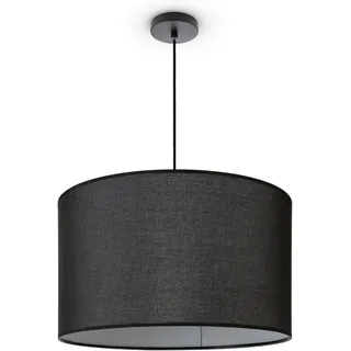 Paco Home Hugo Canvas 1-flg. Ø 45,5 cm rund schwarz