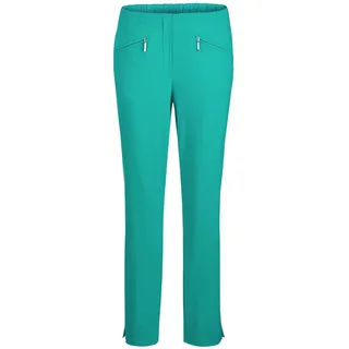 GOLDNER 7/8-Hose "Kurzgröße Stretchhose LOUISA, dehnbar & mit Taschen" Ohne, grün