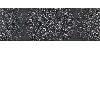 Wash+Dry Fußmatte, Purnima 60x180cm, innen und außen, waschbar grau