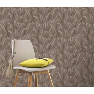Vliestapete FASHION FOR WALLS "Sansibar", braun (bronze), B:0,53m L:10,05m, Tapeten, Vliestapete, Phthalate frei