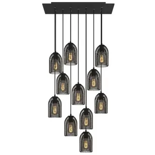 Creative Cables Rose-one Xxl Ghostbell 11 Falls With Light Bulb Hängelampe - Matte Black - One Size